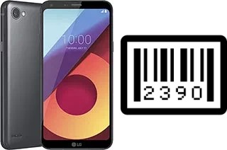 Cómo ver el número de serie en LG Q6+