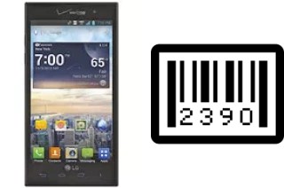 Cómo ver el número de serie en LG Spectrum II 4G VS930