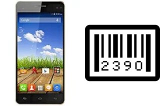 Cómo ver el número de serie en Micromax A190 Canvas HD Plus