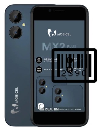Cómo ver el número de serie en Mobicel MX2 Plus