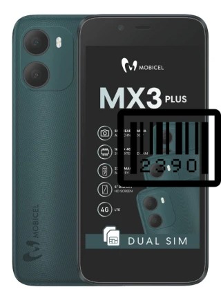 Cómo ver el número de serie en Mobicel MX3 Plus