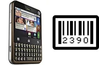 Cómo ver el número de serie en Motorola CHARM
