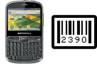Cómo ver el número de serie en Motorola Defy Pro XT560