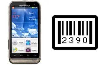 Cómo ver el número de serie en Motorola DEFY XT