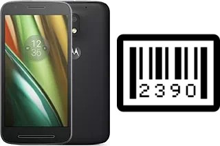Cómo ver el número de serie en Motorola Moto E3 Power