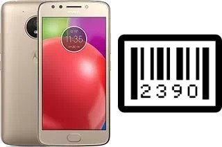 Cómo ver el número de serie en Motorola Moto E4 (USA)