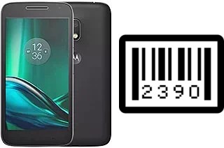 Cómo ver el número de serie en Motorola Moto G4 Play