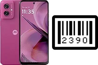 Cómo ver el número de serie en Motorola Moto G55