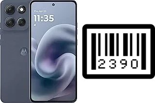 Cómo ver el número de serie en Motorola Moto G86 Power