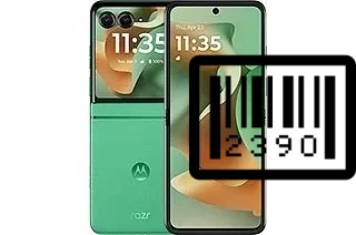 Cómo ver el número de serie en Motorola Razr 2025