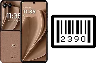 Cómo ver el número de serie en Motorola Razr+ 2025