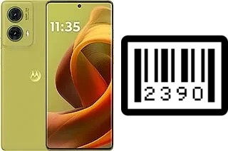 Cómo ver el número de serie en Motorola S50 Neo