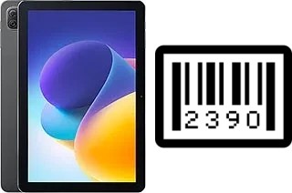 Cómo ver el número de serie en Oscal Pad 70 WiFi