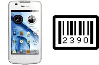 Cómo ver el número de serie en Philips D633