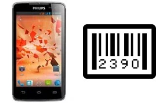 Cómo ver el número de serie en Philips W732