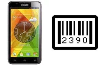 Cómo ver el número de serie en Philips W8355
