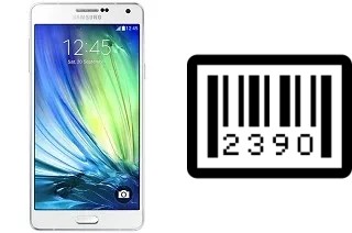 Cómo ver el número de serie en Samsung Galaxy A7 Duos