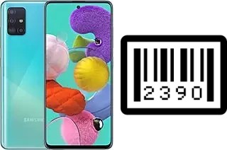 Cómo ver el número de serie en Samsung Galaxy A51