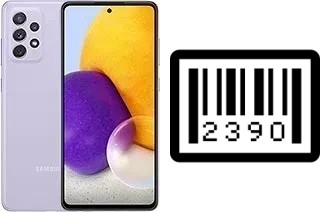 Cómo ver el número de serie en Samsung Galaxy A72