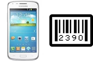 Cómo ver el número de serie en Samsung Galaxy Core I8260