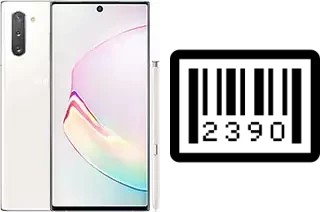 Cómo ver el número de serie en Samsung Galaxy Note10
