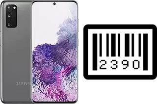 Cómo ver el número de serie en Samsung Galaxy S20 5G
