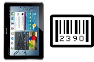 Cómo ver el número de serie en Samsung Galaxy Tab 2 10.1 P5110