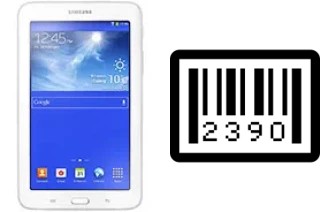 Cómo ver el número de serie en Samsung Galaxy Tab 3 Lite 7.0 VE