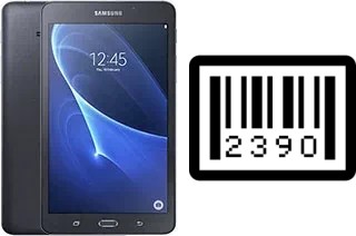 Cómo ver el número de serie en Samsung Galaxy Tab A 7.0 (2016)