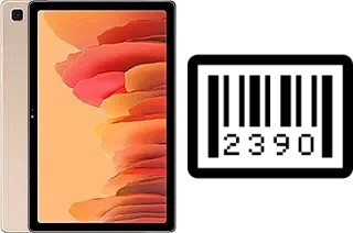 Cómo ver el número de serie en Samsung Galaxy Tab A7 10.4 (2022)