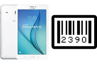 Cómo ver el número de serie en Samsung Galaxy Tab E 8.0