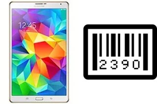 Cómo ver el número de serie en Samsung Galaxy Tab S 8.4