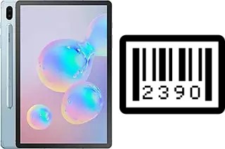 Cómo ver el número de serie en Samsung Galaxy Tab S6