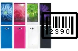 Cómo ver el número de serie en Sharp Aquos Serie mini SHV31