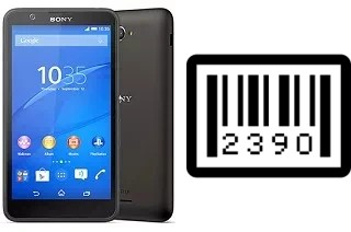 Cómo ver el número de serie en Sony Xperia E4 Dual