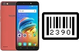 Cómo ver el número de serie en Tecno Pop 1