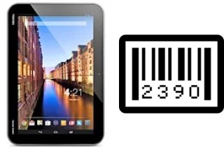 Cómo ver el número de serie en Toshiba Excite Pro
