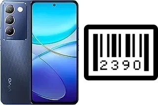 Cómo ver el número de serie en vivo V30 SE