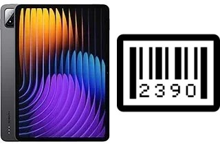 Cómo ver el número de serie en Xiaomi Pad 7