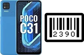 Cómo ver el número de serie en Xiaomi Poco C31