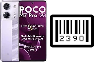 Cómo ver el número de serie en Xiaomi Poco M7 pro 5G