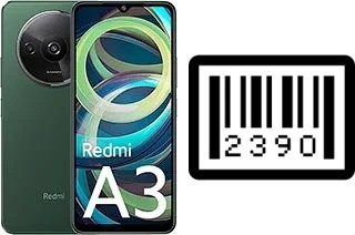 Cómo ver el número de serie en Xiaomi Redmi A3