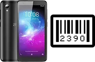Cómo ver el número de serie en ZTE Blade A3 (2019)