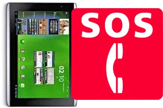 Llamadas de emergencia en Acer Iconia Tab A500