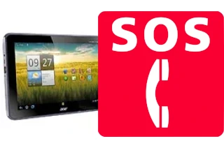 Llamadas de emergencia en Acer Iconia Tab A700