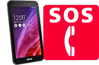 Llamadas de emergencia en Asus Fonepad 7 (2014)