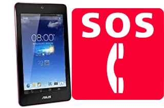 Llamadas de emergencia en Asus Memo Pad HD7 8 GB