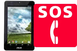 Llamadas de emergencia en Asus Memo Pad ME172V