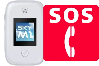 Llamadas de emergencia en Cloud Mobile Sky M1