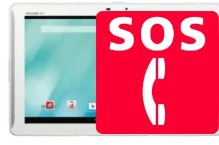 Llamadas de emergencia en Fujitsu Arrows Tab F-02F